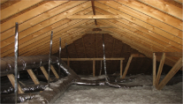 Attic Insulation Application